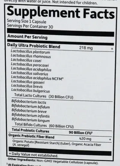 Product image for Dr. Formulated PROBIOTICS Once Daily Ultra.