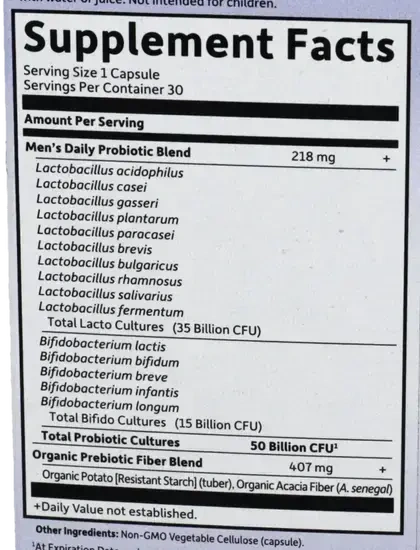 Product image for Dr. Formulated PROBIOTICS Once Daily Mens.