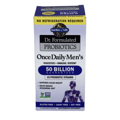 Dr. Formulated PROBIOTICS Once Daily Mens 30 capsules