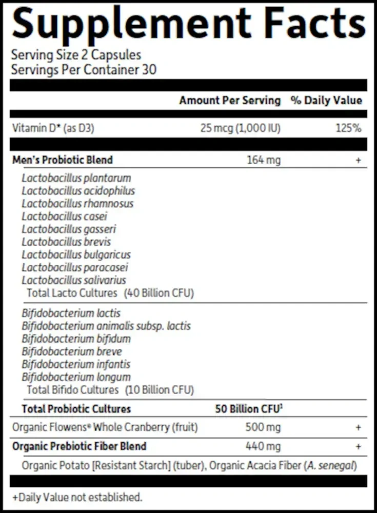 Product image for Dr. Formulated PROBIOTICS Prostate+.