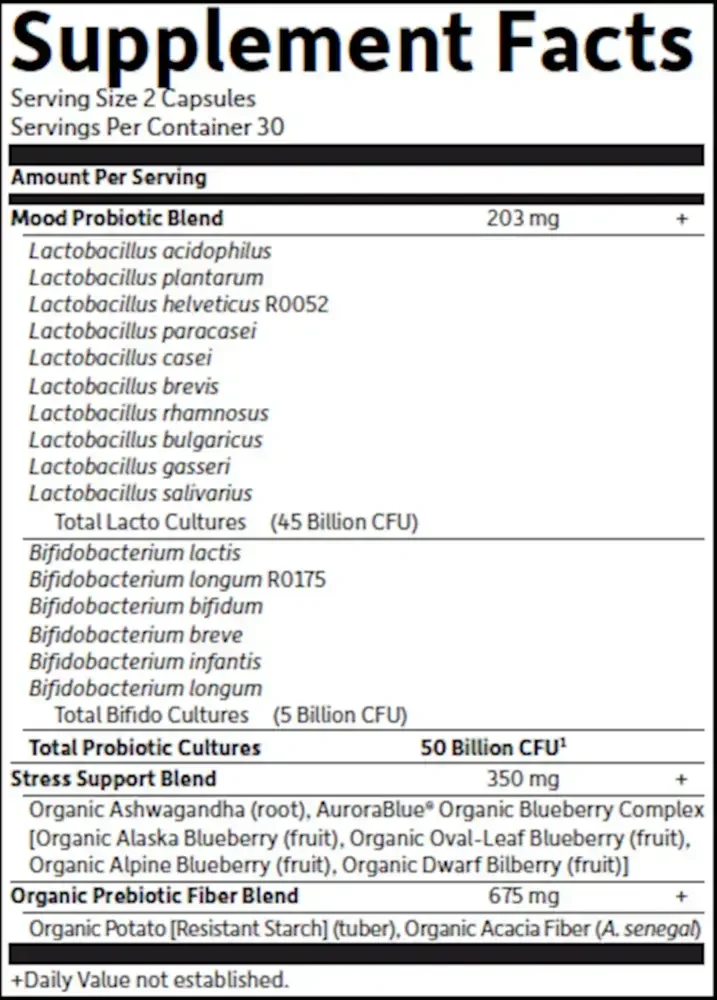 Product image for Dr. Formulated PROBIOTICS Mood+.