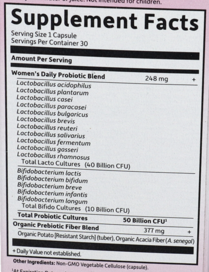 Product image for Dr. Formulated PROBIOTICS Once Daily Womens.
