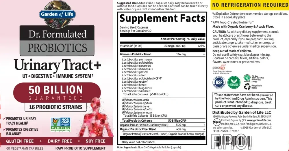 Product image for Dr. Formulated Probiotics Urinary Tract+ Cooler.