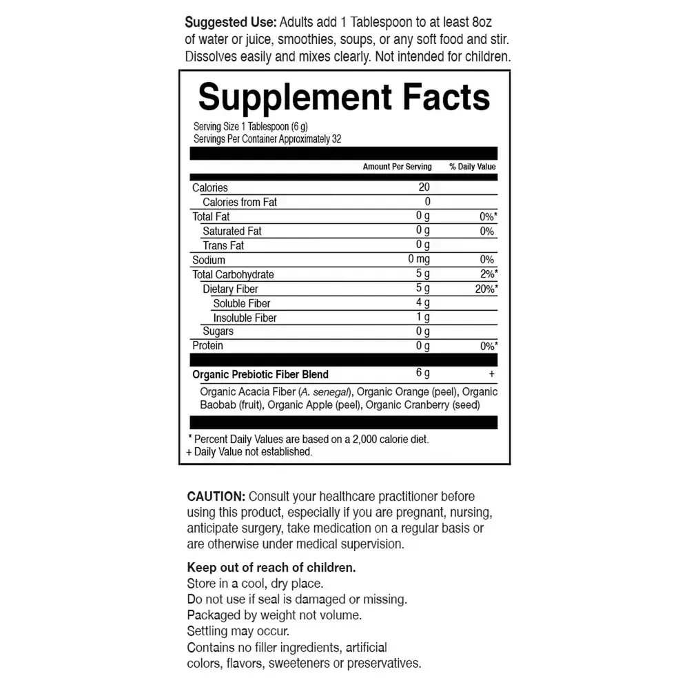 Product image for Dr. Formulated ORGANIC FIBER (Unflavored).