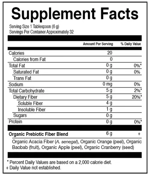 Product image for Dr. Formulated ORGANIC FIBER (Unflavored).