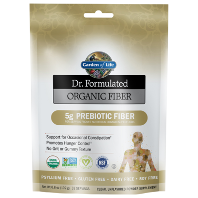 Dr. Formulated ORGANIC FIBER (Unflavored) 192 Grams