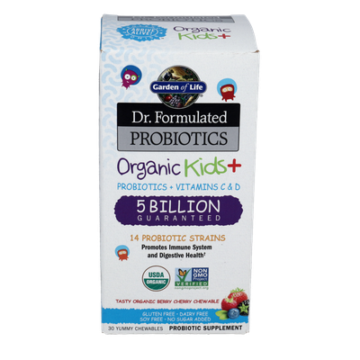 Dr. Formulated Probiotics Organic Kids+, Berry Cherry product image