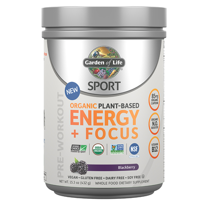 SPORT Organic Pre-Workout Energy + Focus Blackberry product image