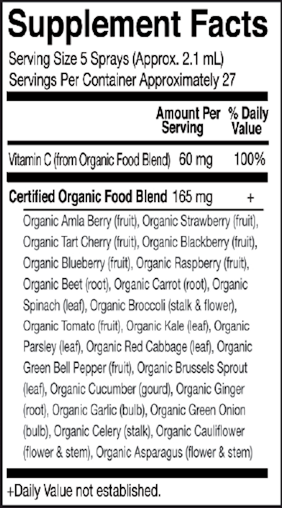 Product image for MyKind Organics Amla Vitamin C - Cherry Tangerine Spray.