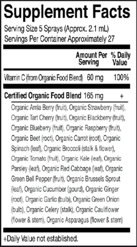 Product image for MyKind Organics Amla Vitamin C - Cherry Tangerine Spray.