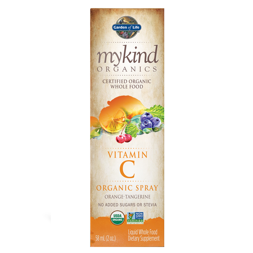 Product image for MyKind Organics Vitamin C Spray - Orange Tangerine.