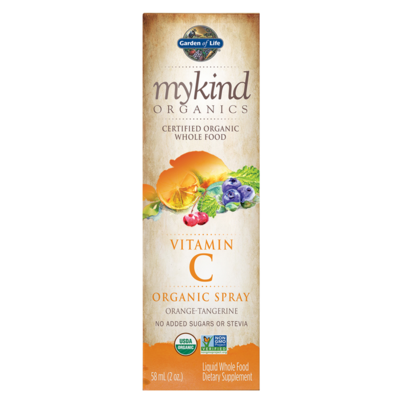 MyKind Organics Vitamin C Spray - Orange Tangerine 58 Milliliters