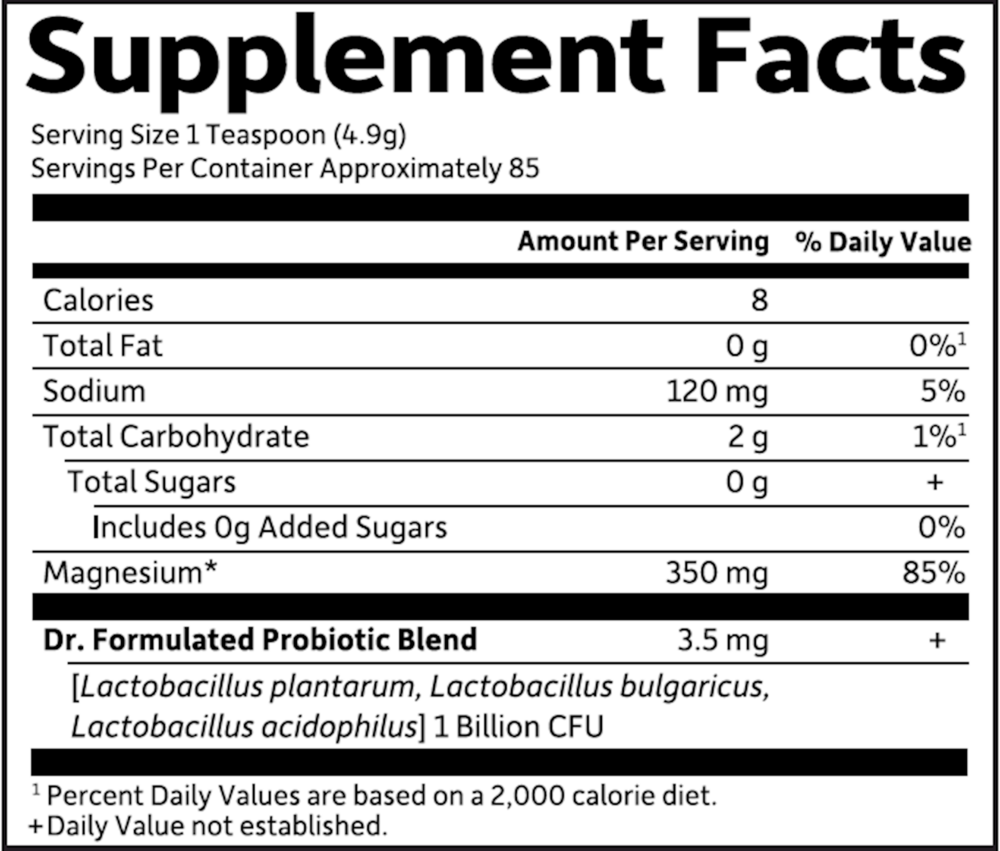 Product image for Dr. Formulated Magnesium Orange Powder.
