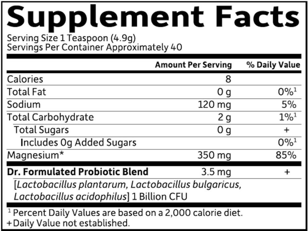 Product image for Dr. Formulated Magnesium Orange Powder.