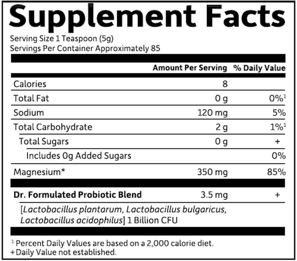 Product image for Dr. Formulated Whole Food Magnesium Raspberry-Lemon.
