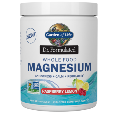 Dr. Formulated Whole Food Magnesium Raspberry-Lemon 421.5 Grams