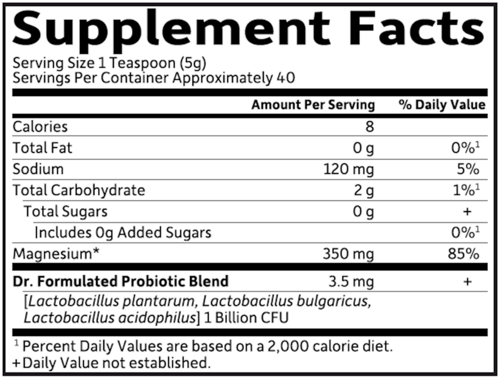 Product image for Dr. Formulated Whole Food Magnesium Raspberry-Lemon.