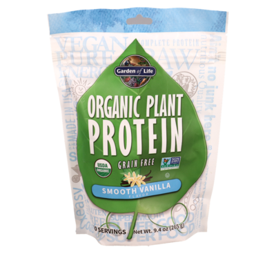 Organic Plant Protein Vanilla Powder 265 Grams Organic Plant Protein Vanilla Powder 265 Grams