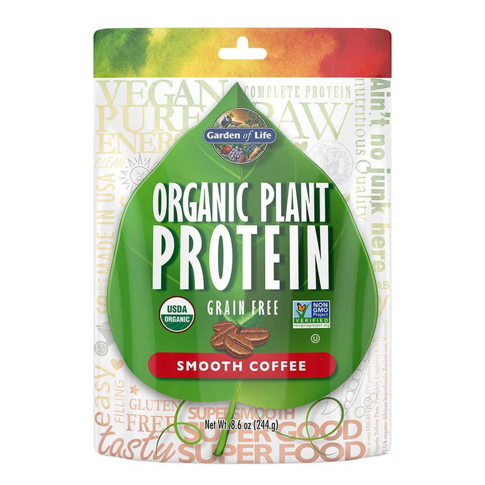 Product image for Organic Plant Protein Coffee Powder.