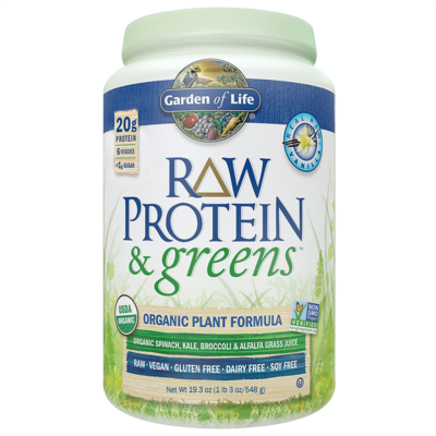 Raw Protein and Greens Vanilla Powder