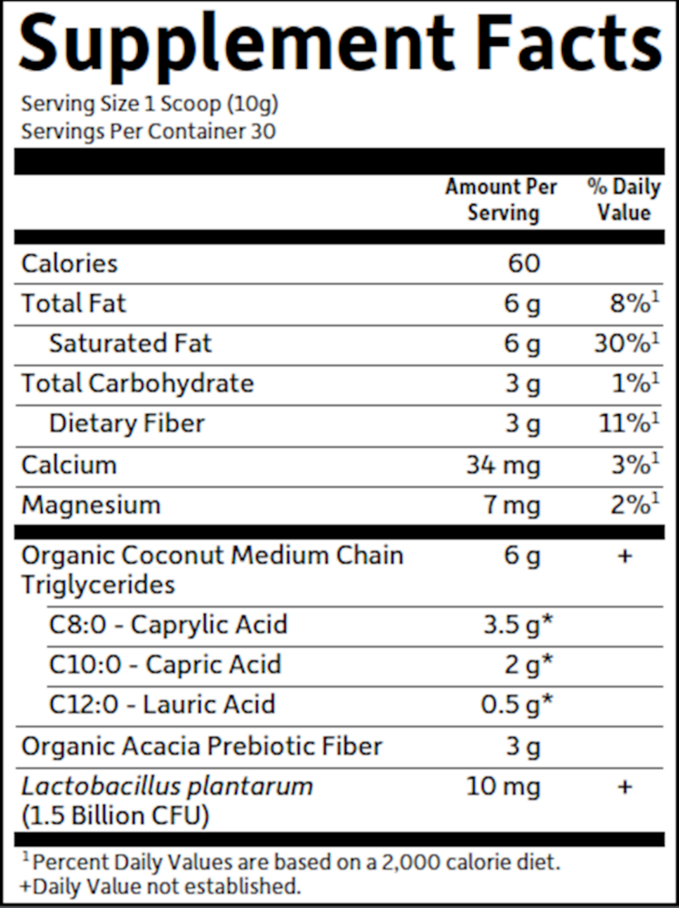 Product image for Dr. Formulated Keto Organic MCT Powder.
