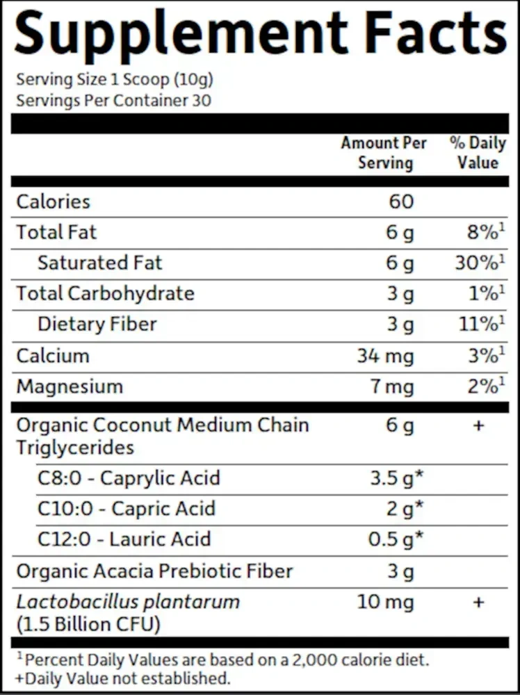 Product image for Dr. Formulated Keto Organic MCT Powder.