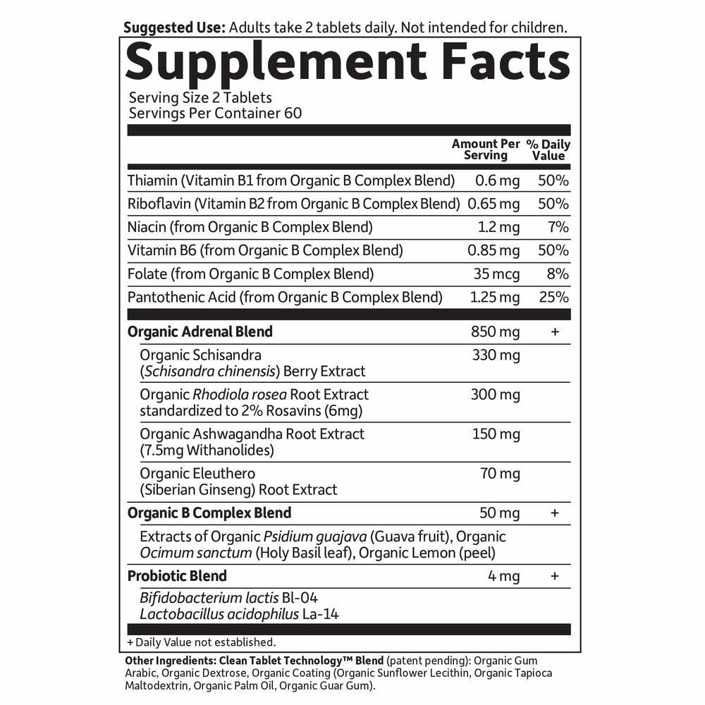 Product image for mykind Organics Adrenal Daily Balance.
