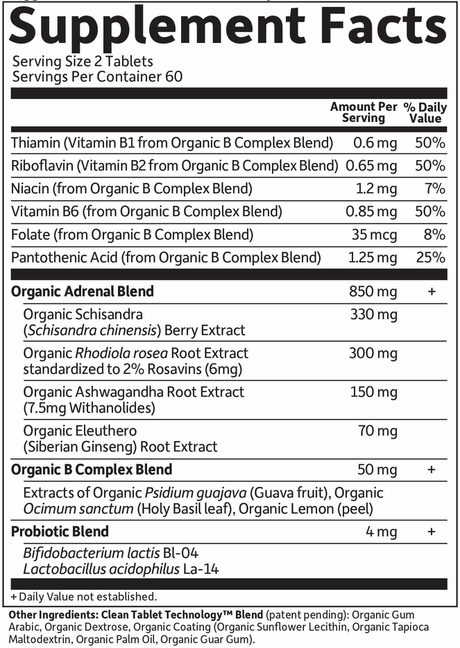 Product image for mykind Organics Adrenal Daily Balance.