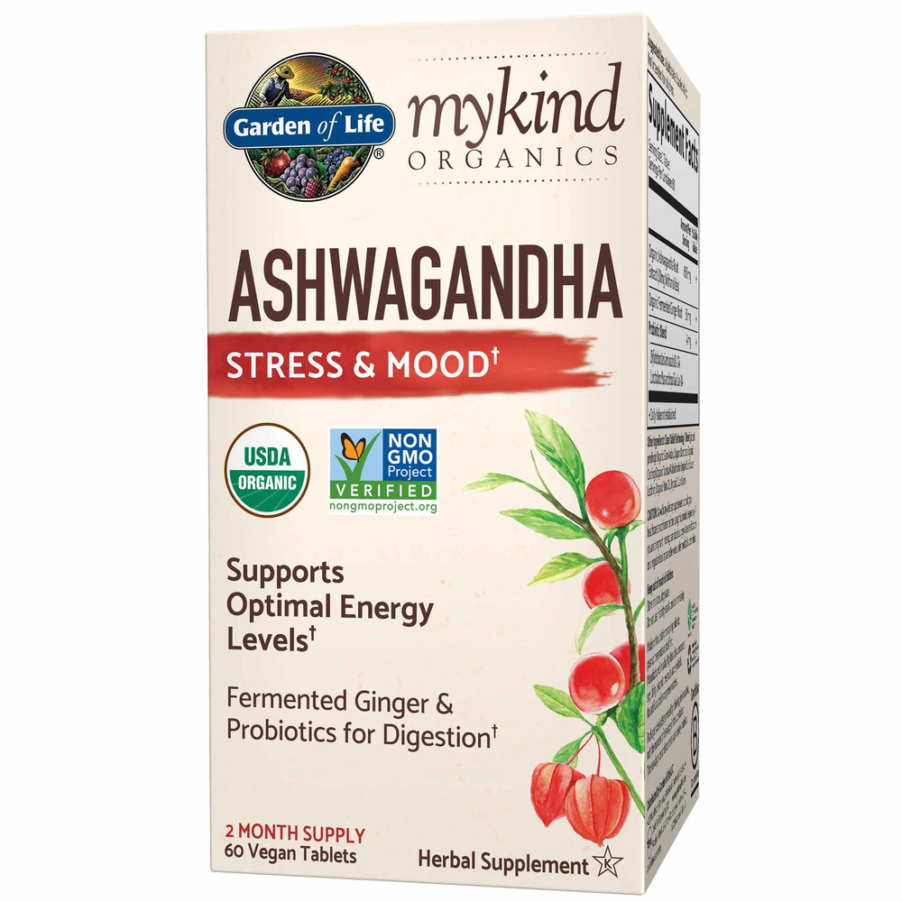Product image for mykind Organics Ashwagandha Stress &amp; Mood.