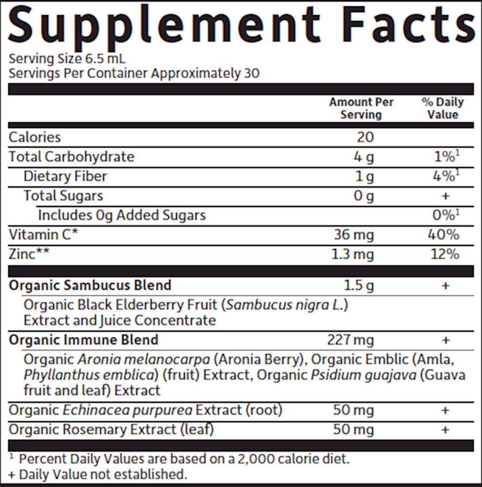 Product image for myKind Organics Elderberry Syrup.