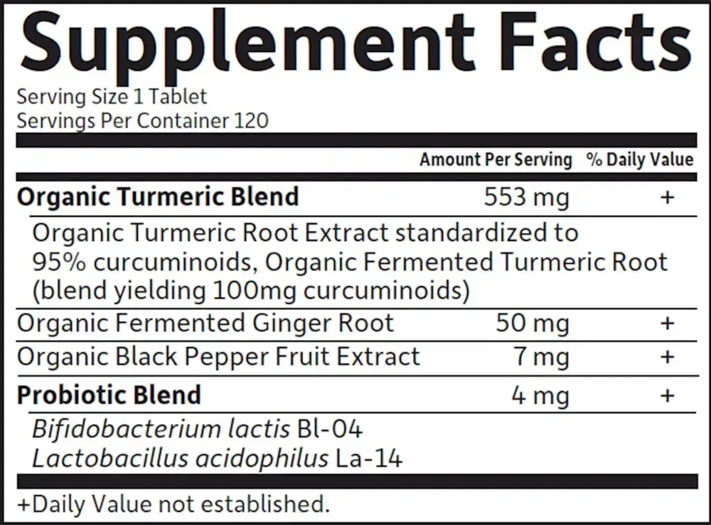 Product image for mykind Organics Extra Strength Turmeric Inflammatory Response.