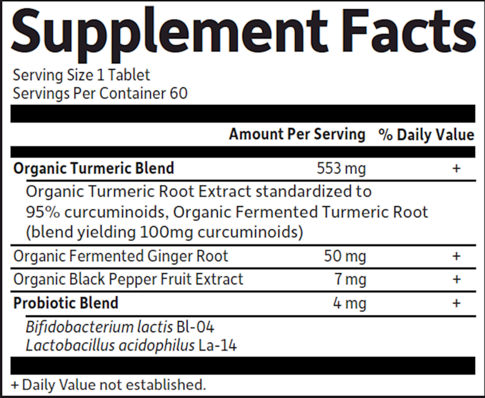 Product image for mykind Organics Extra Strength Turmeric Inflammatory Response.