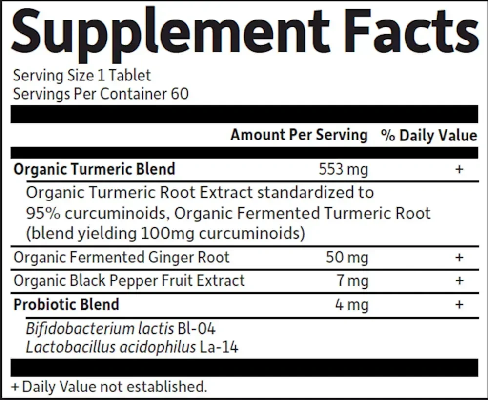 Product image for mykind Organics Extra Strength Turmeric Inflammatory Response.