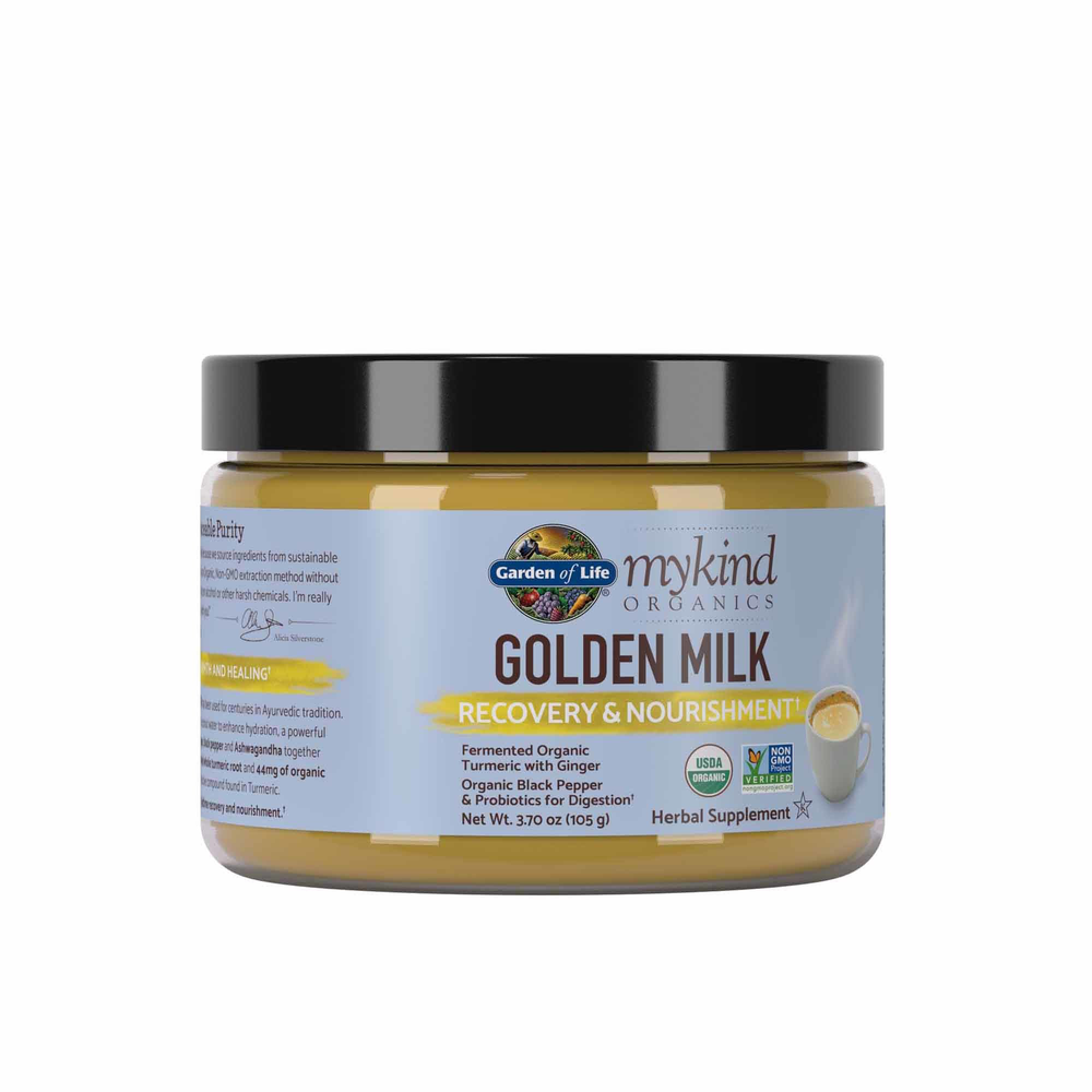Product image for myKind Organics Golden Milk Powder.