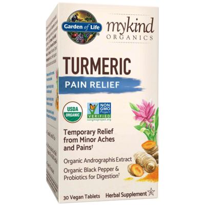 mykind Organics Turmeric Pain Relief 30 tablets