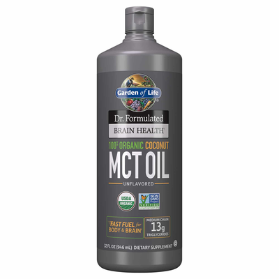 Dr. Formulated Brain Health 100% Organic Coconut MCT Oil product image