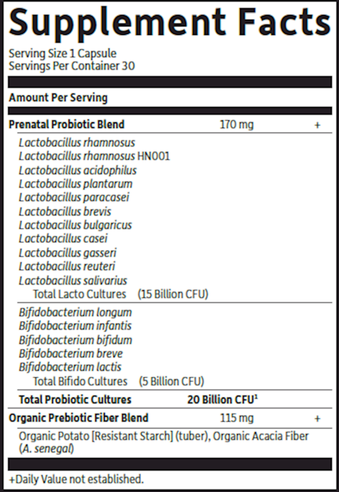 Product image for Dr. Formulated Probiotics Once Daily Prenatal Shelf Stable.