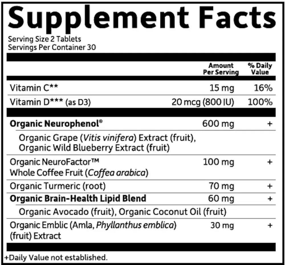 Product image for Dr. Formulated Brain Health Memory &amp; Focus for Adults 40+.