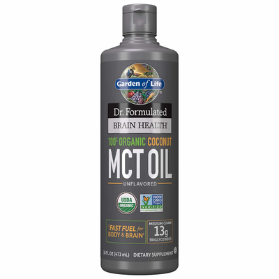 Dr. Formulated Brain Health 100% Organic Coconut MCT Oil product image