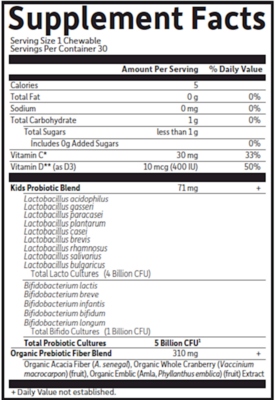 Dr. Formulated Probiotics Organic Kids Watermelon
