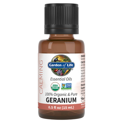 Organic Essential Oil - Geranium 0.5 Ounce