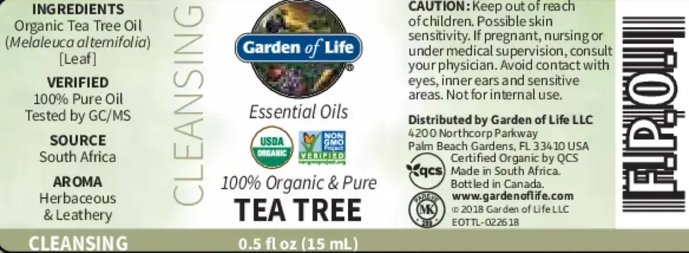 Product image for Organic Essential Oil - Tea Tree.