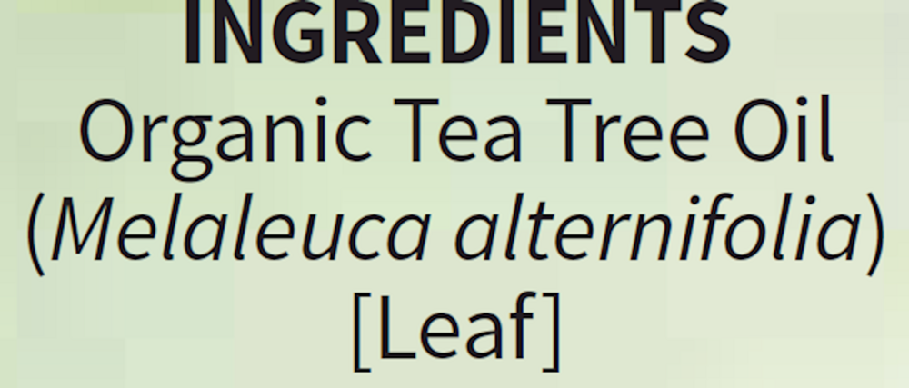 Product image for Organic Essential Oil - Tea Tree.