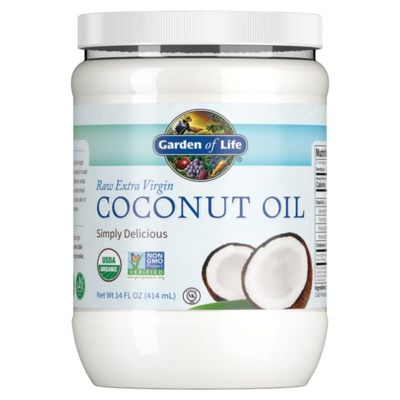Coconut Oil Raw Extra Virgin 414 Milliliters