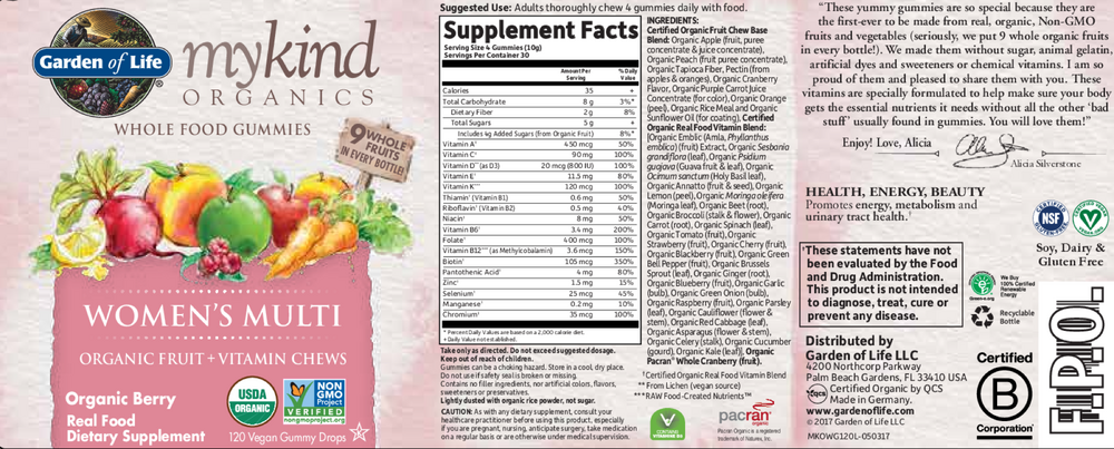 Product image for Mykind Women&#39;s Multi-Berry.