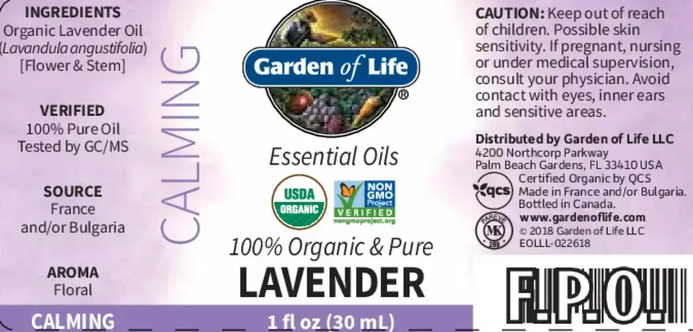 Product image for Lavender Essential Oil Organic.