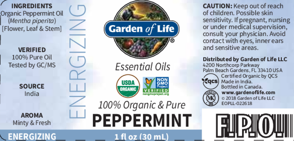 Product image for Peppermint Essential Oil Organic.