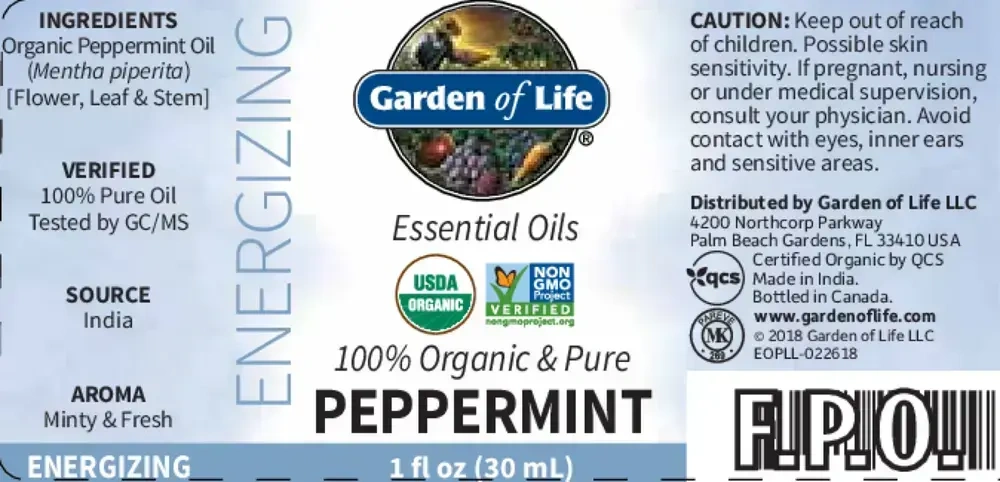 Product image for Peppermint Essential Oil Organic.