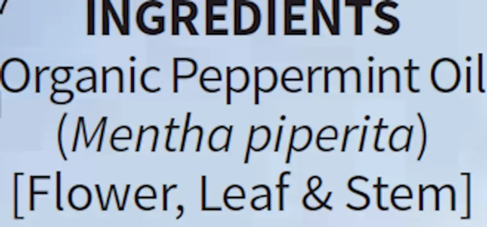 Product image for Peppermint Essential Oil Organic.