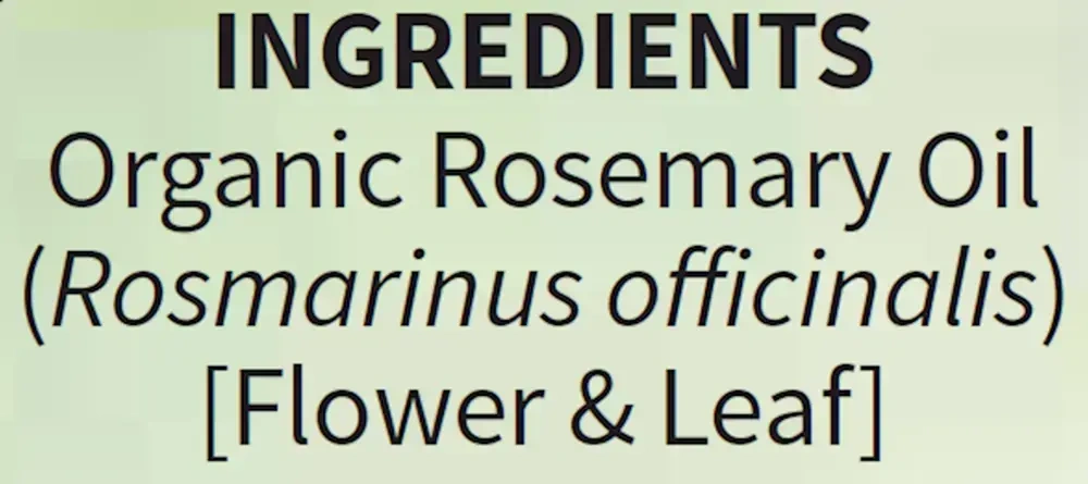 Product image for Rosemary Essential Oil Organic.